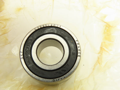 SKF 63001-2RS1 Cylindrical Roller Bearing 12mm ID 28mm OD 12mm W Lot of 3