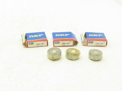 SKF 63001-2RS1 Cylindrical Roller Bearing 12mm ID 28mm OD 12mm W Lot of 3