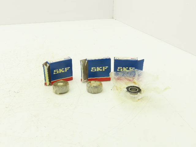 SKF 63001-2RS1 Cylindrical Roller Bearing 12mm ID 28mm OD 12mm W Lot of 3