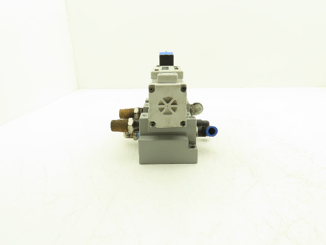 Parker H31VXBG0B9D Pneumatic Solenoid Valve 24VDC 4/2 with Manifold 3/4"npt