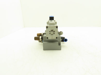 Parker H31VXBG0B9D Pneumatic Solenoid Valve 24VDC 4/2 with Manifold 3/4"npt