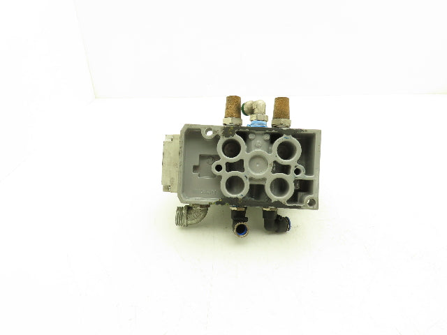 Parker H31VXBG0B9D Pneumatic Solenoid Valve 24VDC 4/2 with Manifold 3/4"npt