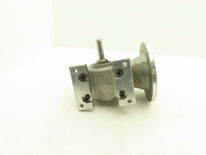 Cone Drive Worm Gearbox 5:1 Reducer 350rpm LH Output 56C-Face Series B