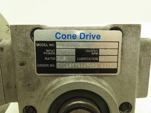 Cone Drive Worm Gearbox 5:1 Reducer 350rpm LH Output 56C-Face Series B