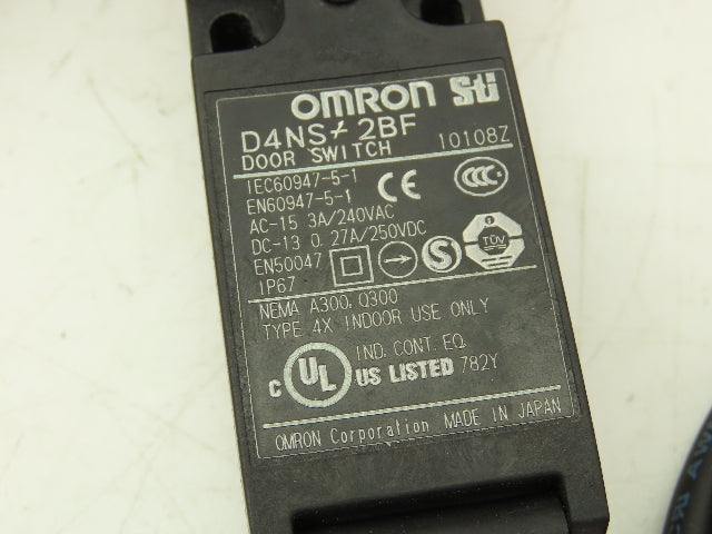 Omron D4NS-2BF Safety Door Switch 3A 240VAC/0.27A 250VDC Lot of 11