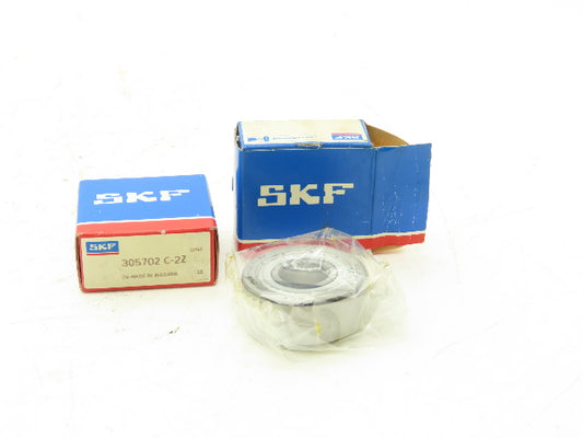 SKF 305702 C-2Z Cylindrical Roller Bearing 15mm ID 40mm OD 16mm W Lot of 2