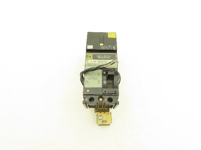 Square D FA24015AB I-Line Circuit Breaker 480VAC 15A 2 Pole Series 2 Shunt Trip