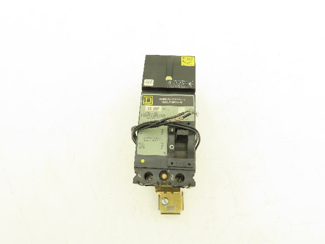 Square D FA24015AB I-Line Circuit Breaker 480VAC 15A 2 Pole Series 2 Shunt Trip