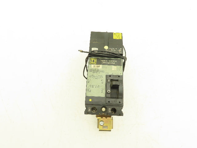 Square D FA24015AC I-Line Circuit Breaker 480VAC 15A 2 Pole Series 2 Shunt Trip