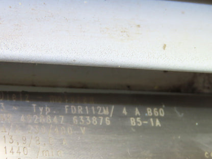 Stober C402N Inline Gear Motor 15.7 Reducer 91 RPM 4Kw 230/400V 3PH 112M w/Brake