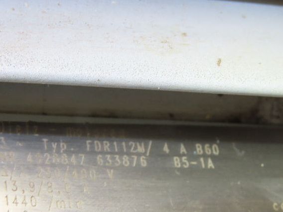 Stober C402N Inline Gear Motor 15.7 Reducer 91 RPM 4Kw 230/400V 3PH 112M w/Brake