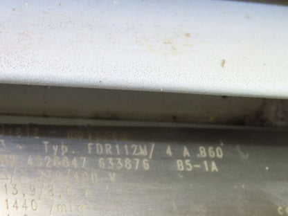 Stober C402N Inline Gear Motor 15.7 Reducer 91 RPM 4Kw 230/400V 3PH 112M w/Brake