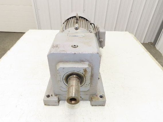 Stober C402N Inline Gear Motor 15.7 Reducer 91 RPM 4Kw 230/400V 3PH 112M w/Brake