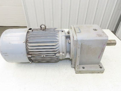 Stober C402N Inline Gear Motor 15.7 Reducer 91 RPM 4Kw 230/400V 3PH 112M w/Brake
