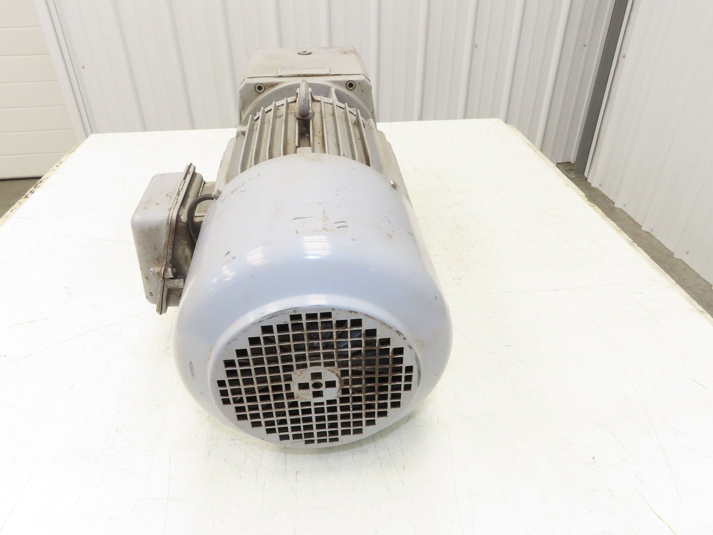 Stober C402N Inline Gear Motor 15.7 Reducer 91 RPM 4Kw 230/400V 3PH 112M w/Brake