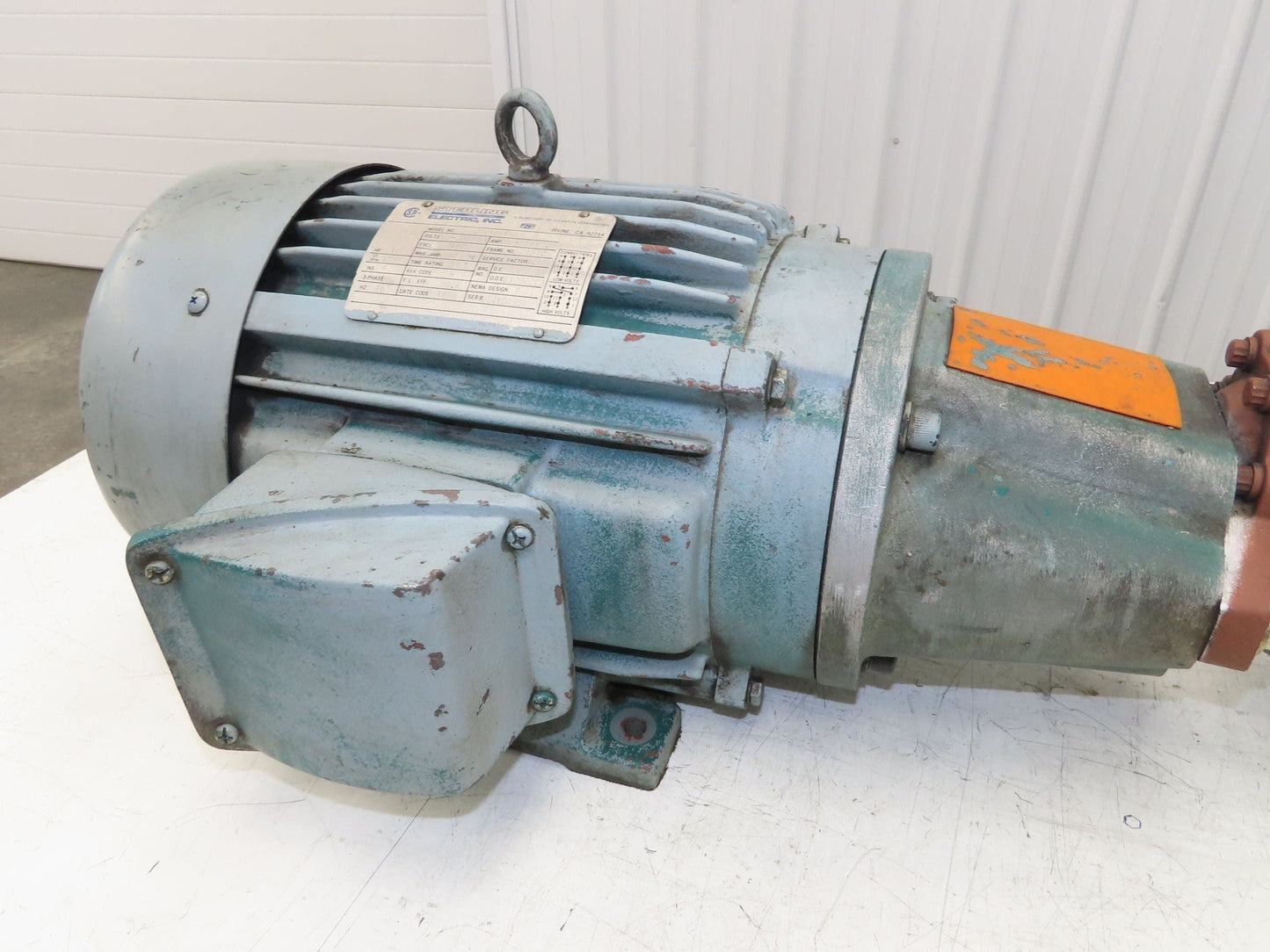 Sterling Electric JB0104FHA Pump Motor Cessna Hydraulic Gear Pump 10Hp 230/460V