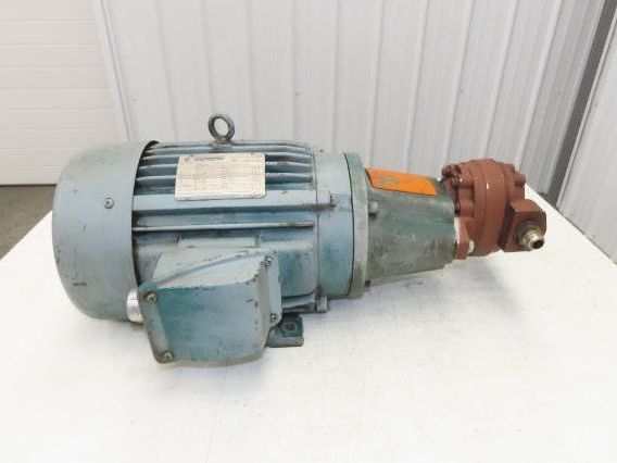 Sterling Electric JB0104FHA Pump Motor Cessna Hydraulic Gear Pump 10Hp 230/460V