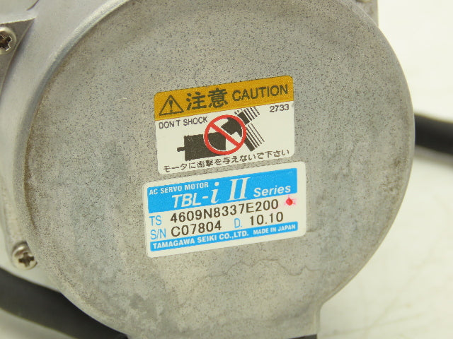 Tamagawa Seiki 4609N8337E200 TBL-i II AC Servo Motor Brake 0.4kW 200vAC
