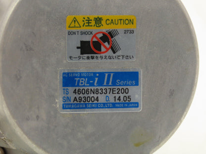 Tamagawa Seiki 4606N8337E200 TBL-i II AC Servo Motor Brake 100W 200vAC