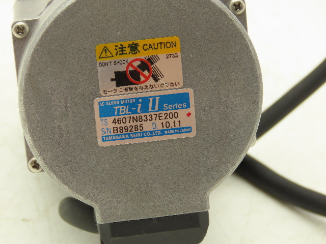 Tamagawa Seiki 4607N8337E200 TBL-i II AC Servo Motor Brake 100/200W 200vAC