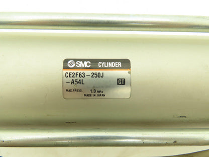 SMC CE2F63-250J-A54L Pneumatic Cylinder 63mm Bore 250mm Stroke 20mm Rod