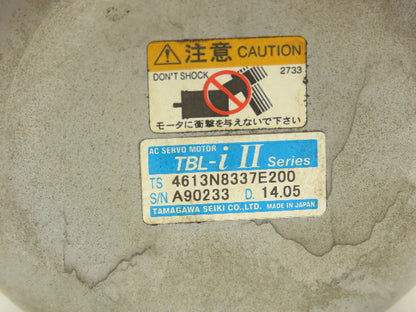 Tamagawa Seiki 4613N8337E200 TBL-i II AC Servo Motor Brake 600W 200vAC