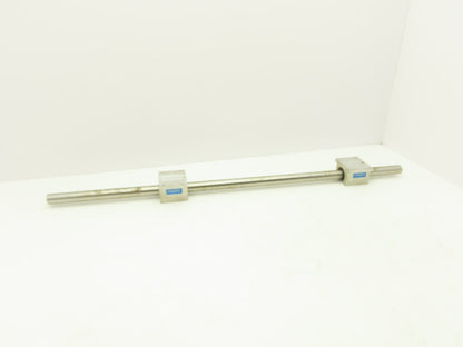 Thompson SPB160PN 2x Linear Pillow Block 1" ID Bearing Assembly 3' Rail