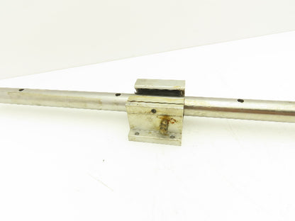 Thompson SPB160PN 2x Linear Pillow Block 1" ID Bearing Assembly 3' Rail
