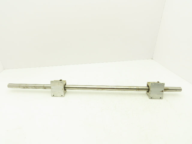 Thompson SPB160PN 2x Linear Pillow Block 1" ID Bearing Assembly 3' Rail