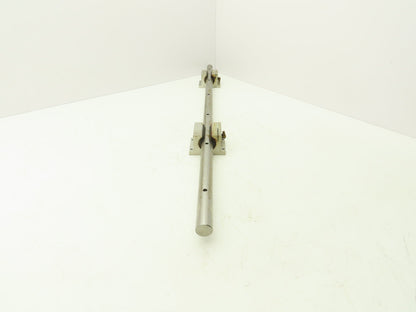 Thompson SPB160PN 2x Linear Pillow Block 1" ID Bearing Assembly 3' Rail