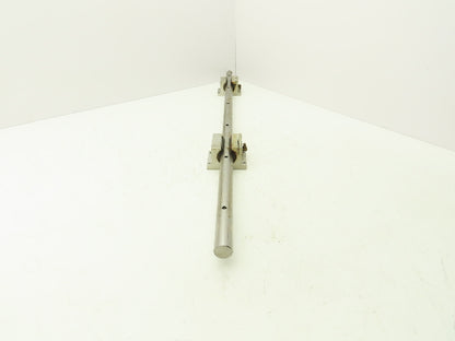 Thompson SPB160PN 2x Linear Pillow Block 1" ID Bearing Assembly 3' Rail
