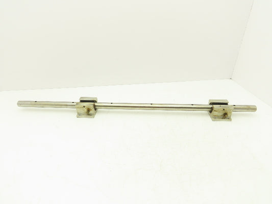 Thompson SPB160PN 2x Linear Pillow Block 1" ID Bearing Assembly 3' Rail