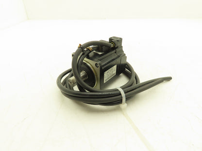 Yaskawa SGMAS-02A2A21 AC Servo Motor 200VAC 1.9 Amp 14mm shaft