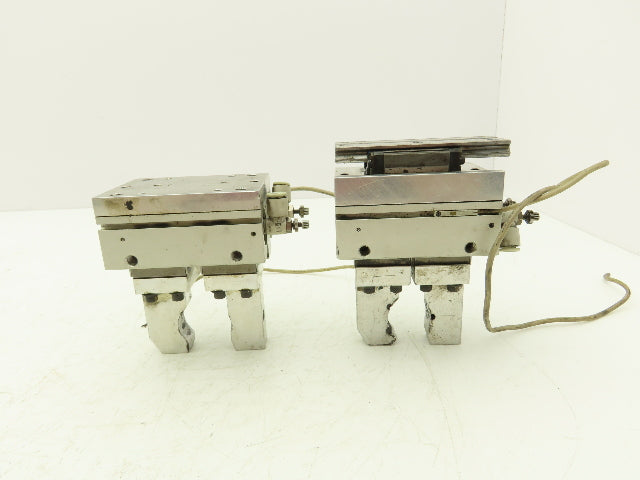 SMC MHF2-20D Pneumatic Air Gripper Cylinder 2-Finger Low Profile Lot of 2