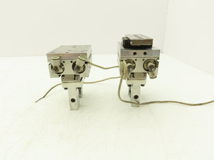 SMC MHF2-20D Pneumatic Air Gripper Cylinder 2-Finger Low Profile Lot of 2