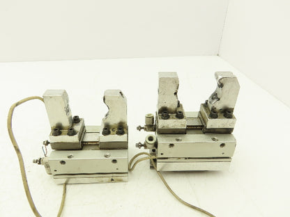 SMC MHF2-20D Pneumatic Air Gripper Cylinder 2-Finger Low Profile Lot of 2
