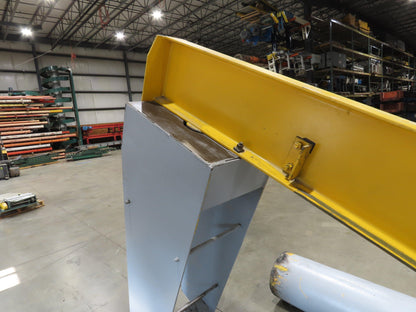 3 Ton 6000 Lb Free Standing Work Station Jib Crane 12' Span 8' 8"H Post