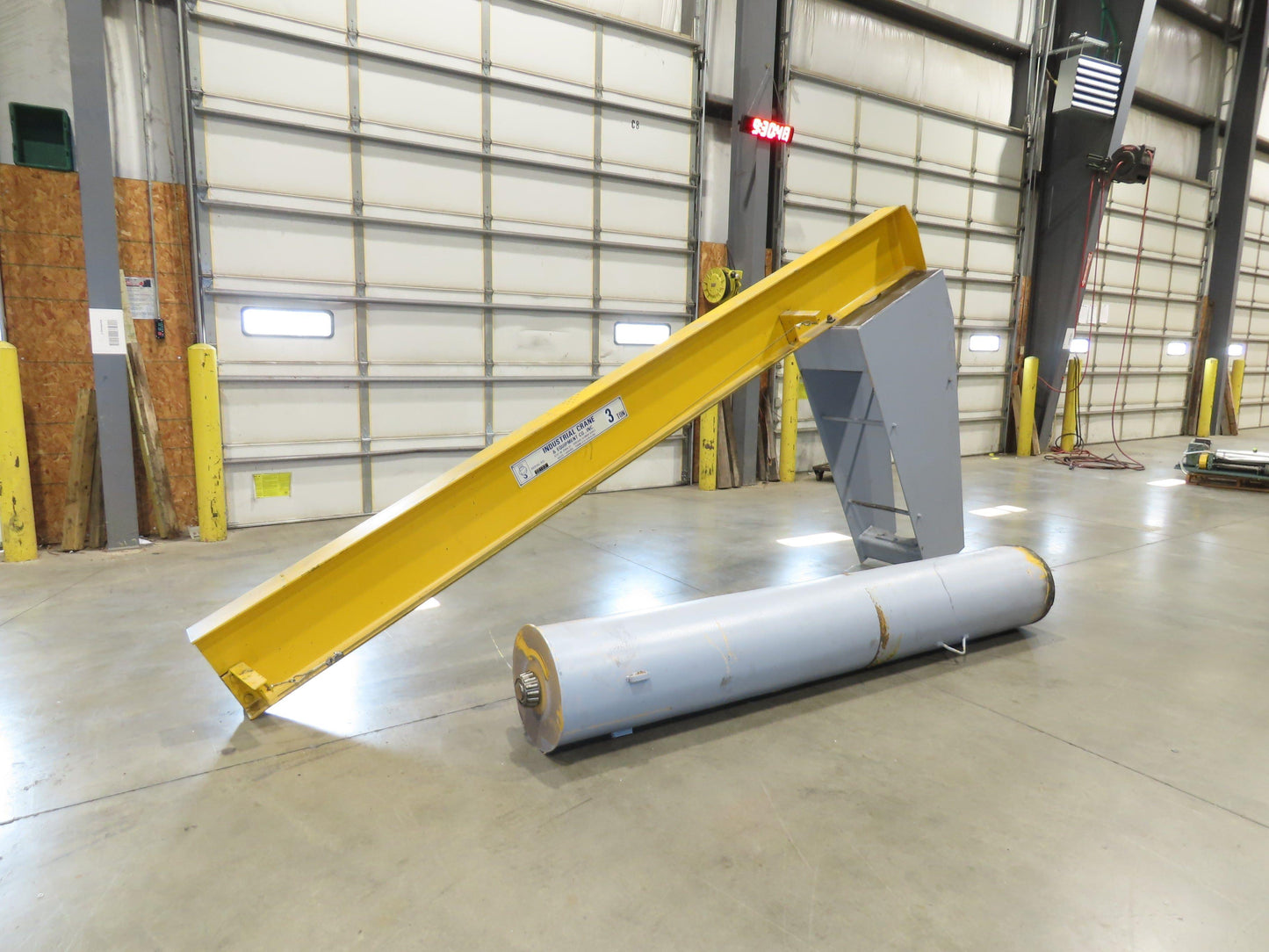 3 Ton 6000 Lb Free Standing Work Station Jib Crane 12' Span 8' 8"H Post