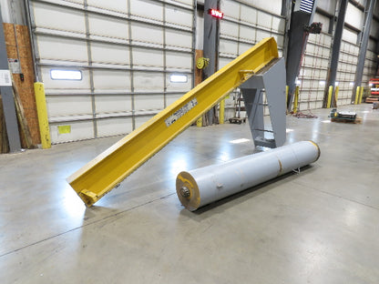 3 Ton 6000 Lb Free Standing Work Station Jib Crane 12' Span 8' 8"H Post