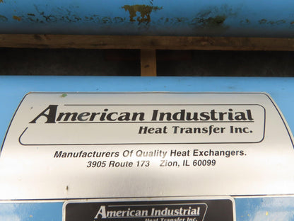American Industrial AB-1606-D4-FP Oil Cooler Shell & Tube Heat Exchanger 4-Pass