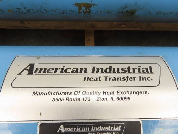 American Industrial AB-1606-D4-FP Oil Cooler Shell & Tube Heat Exchanger 4-Pass