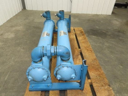 American Industrial AB-1606-D4-FP Oil Cooler Shell & Tube Heat Exchanger 4-Pass