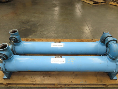 American Industrial AB-1606-D4-FP Oil Cooler Shell & Tube Heat Exchanger 4-Pass