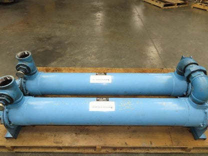 American Industrial AB-1606-D4-FP Oil Cooler Shell & Tube Heat Exchanger 4-Pass