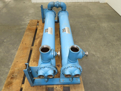 American Industrial AB-1606-D4-FP Oil Cooler Shell & Tube Heat Exchanger 4-Pass