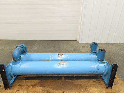 American Industrial AB-1606-D4-FP Oil Cooler Shell & Tube Heat Exchanger 4-Pass