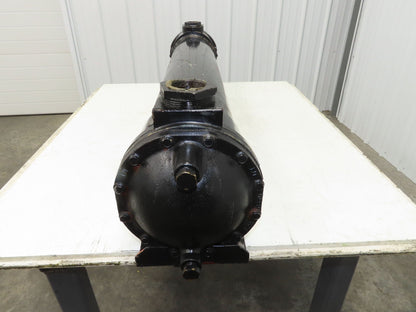 ITT Oil Cooler Shell & Tube Heat Exchanger 2-Pass 2x3" NPT 55"L