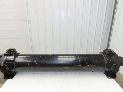 ITT Oil Cooler Shell & Tube Heat Exchanger 2-Pass 2x3" NPT 55"L