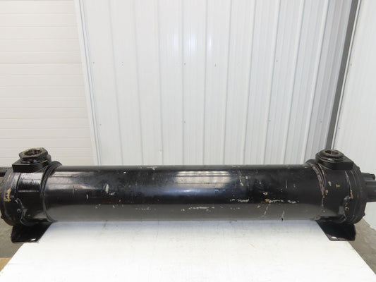 ITT Oil Cooler Shell & Tube Heat Exchanger 2-Pass 2x3" NPT 55"L