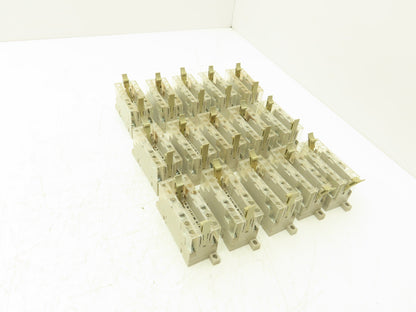 Omron P7SA-14F Relay Socket Din Rail 6 Pole 24VDC Coil Lot of 15